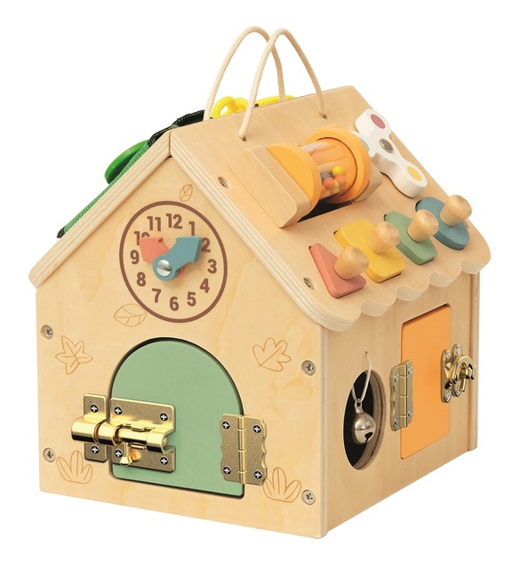 2Kids Toys Activity board Căsuță Naturală mică