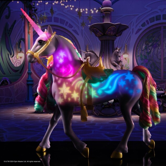 Unicorn Academy Leuchtendes Einhorn WildStar 24 cm