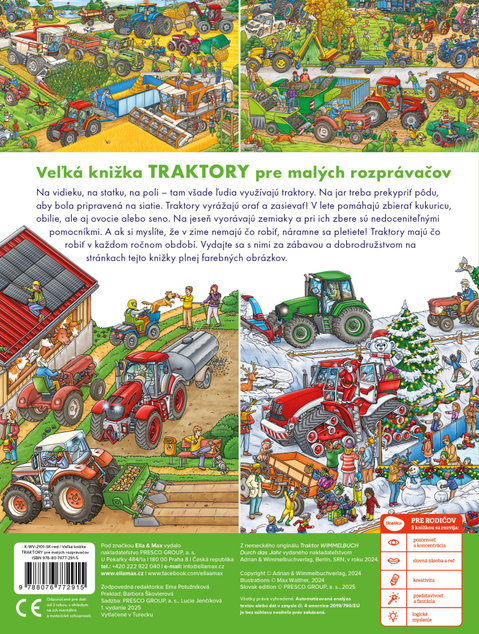 Veľká knižka Traktory pre malých rozprávačov