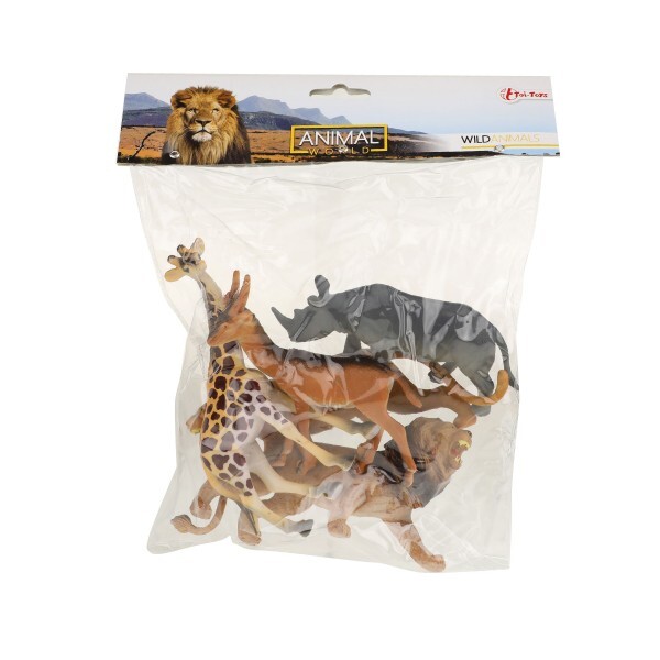 Zvieratá safari plast 11-15cm 5ks