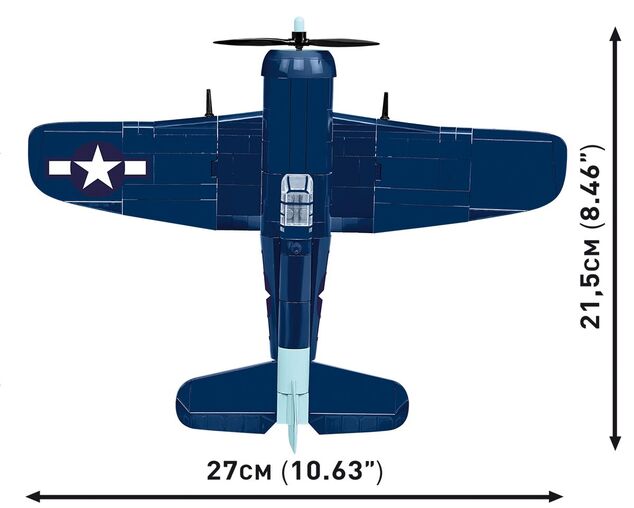 Cobi II WW Grumman F6F Hellcat, 1:48, 235 k