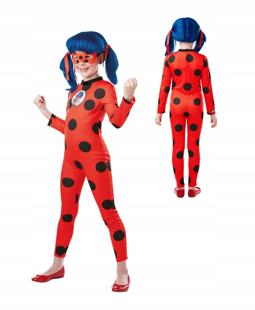 MIRACULOUS Magisches Marienkäfer Tikki Kinderkostüm Größe (98-104cm)