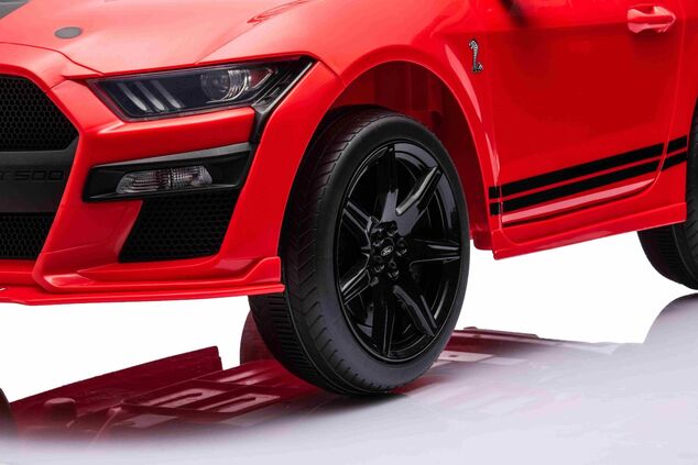 Elektrické autíčko Ford Shelby Mustang GT 500 Cobra, červené, 2,4 GHz diaľkové ovládanie