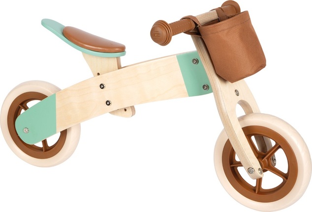 Kleiner Fuß Holz Laufrad Maxi 2 in 1 braun