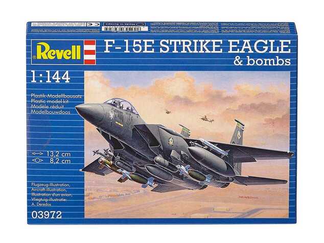 Plastikmodellbausatz Flugzeug 03972 - F-15E Strike Eagle &amp; Bombs (1: 144)
