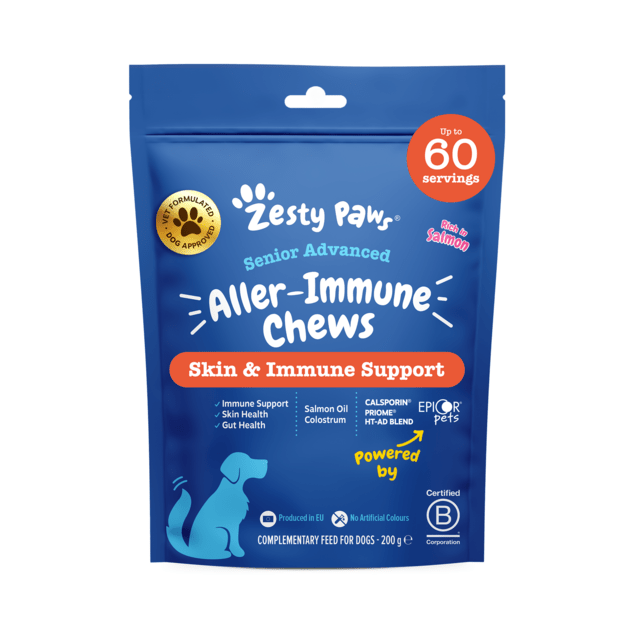 Zesty Paws Senior Advanced Allergy &amp; Immunity Chews (60 ks) – funkčný doplnok stravy