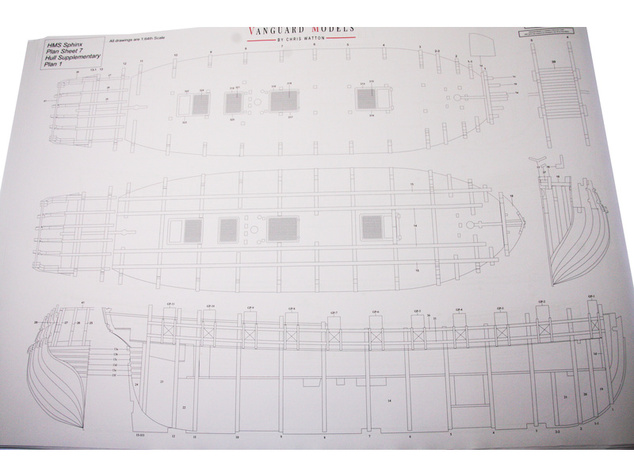 Vanguard Models HMS Sphinx 1775 1:64 kit