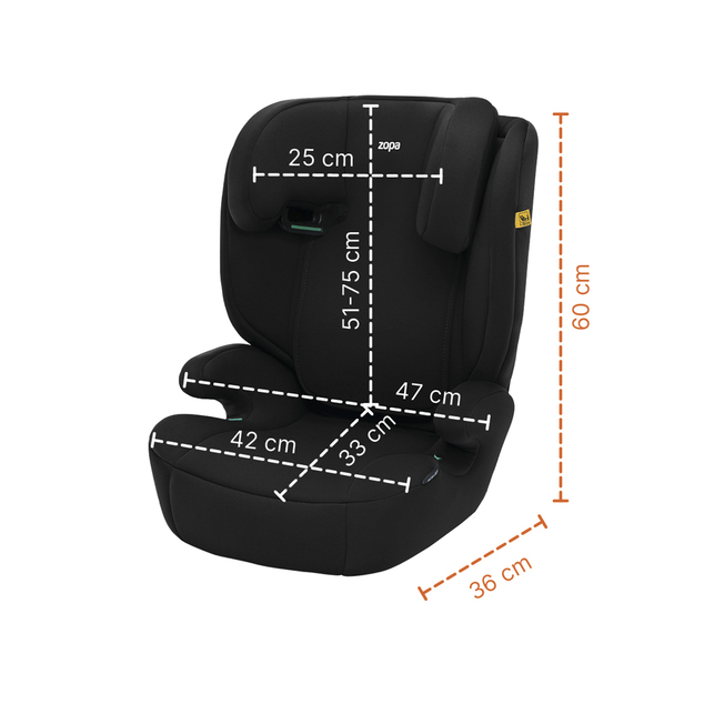 Autosedačka Beta i-Size isofix, Grey