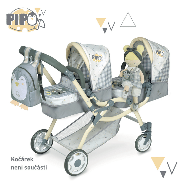 DeCuevas 20147 Plyšová bábika PIPO - 36 cm