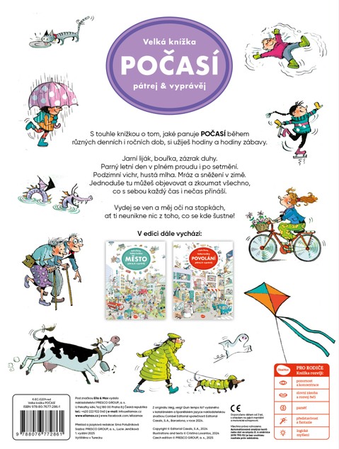 Velká knížka Počasí – Pátrej &amp; vyprávěj