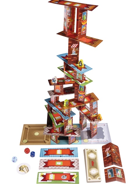 Haba Spoločenská hra pre deti Rhino Hero Super Battle 5+