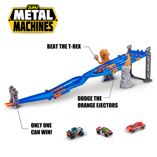 Metal Machines Dráha Raptor Attack so 4 dráhami