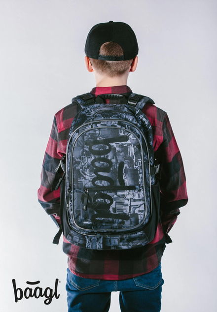 BAAGL SADA 3 Kern Technik: Rucksack, Waschbeutel, Tasche