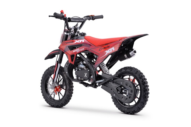 Motocicleta de gasolina para niños Beneo Motors CROSS XM roja - 50cm3