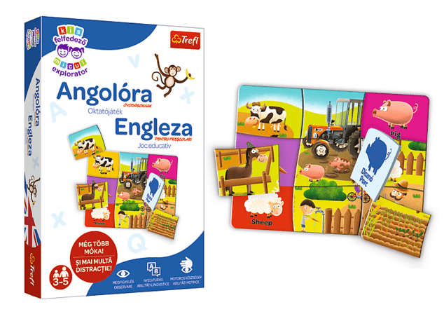 Trefl Kis felfedező: angol óvodásoknak / HU, RO