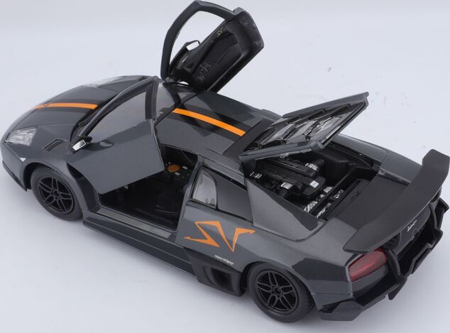 Bburago 1:24 Lamborghini MURCIELAGO LP 670-4 SV Metallic Grau