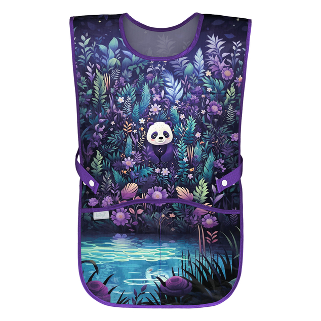 BAAGL SET 5 Ergo Jungle Panda: cartella, astuccio, sacchetto, grembiule, portafoglio