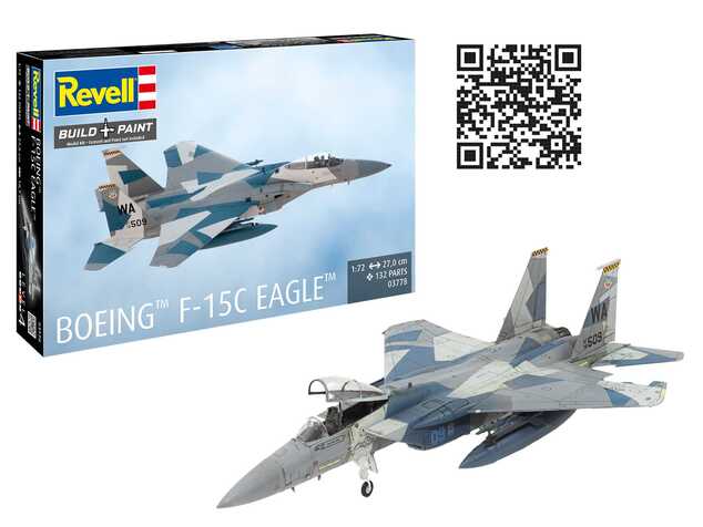 Plastic ModelKit repülőgép 03778 - Boeing F-15C Eagle (1:72)
