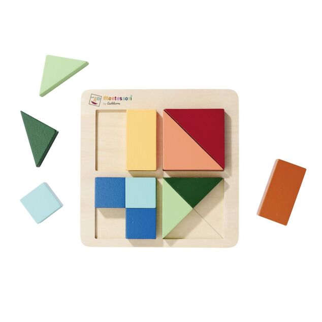Montessori Štvorce skladačka puzzle