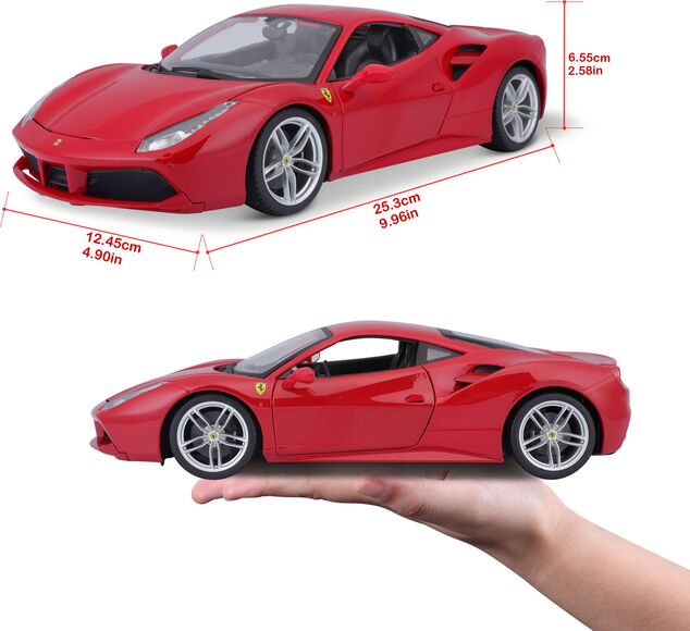 Bburago 1:18 Ferrari 488 GTB Rot