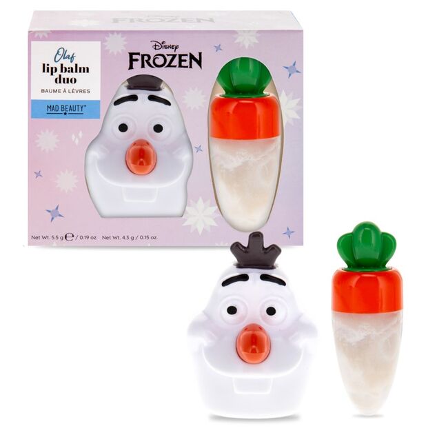 Mad Beauty Ajakápoló szett Frozen 2x ajakbalzsam 5,5g és 4,3g