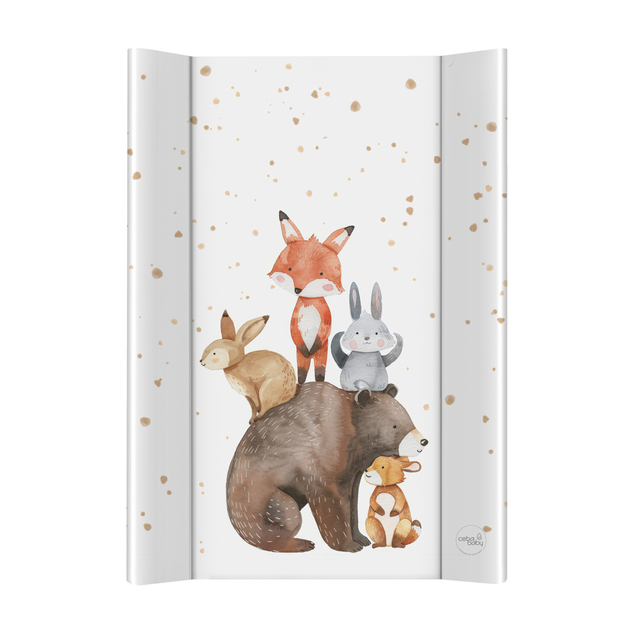 CEBA Podložka prebaľovacia 2-hranná mäkká (50x70) Basic Forest Friends