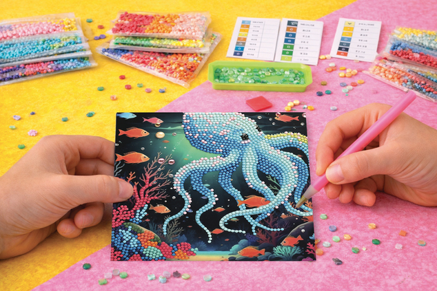 GRAINE CREATIVE Kartice za diamantno slikanje Morski svet