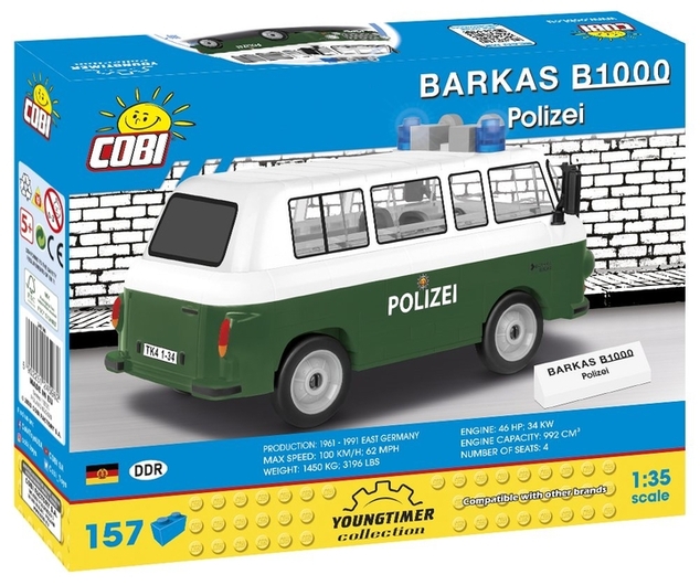 Cobi 24596 Barkas B1000 Polizei