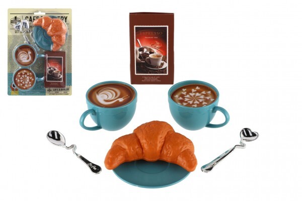 Juego de café con accesorios de plástico 17x23cm