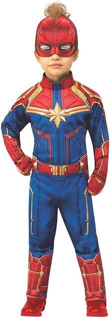 AVENGERS Kapitánka Marvel detský kostým veľkosť (122-128cm)