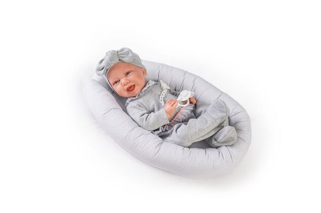 Antonio Juan 33228 CARLA - realistische Babypuppe mit weichem Stoffkörper - 42 cm