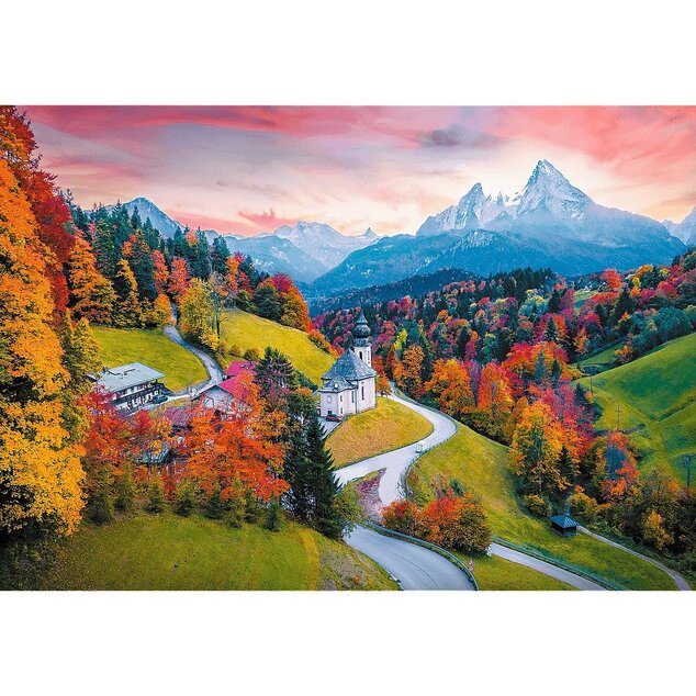 Trefl prime puzzle 1000 UFT - Potulky: Alpská idylka, Bavorsko, Nemecko