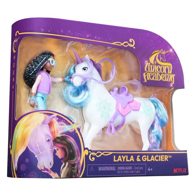 Unicorn Academy Figurines 11 cm Layla et Glacier
