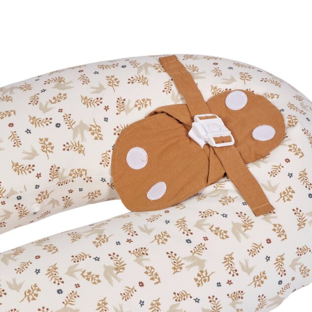 Cuscino gravidanza e allattamento Multirelax 3 in 1 Cotone, Colomba