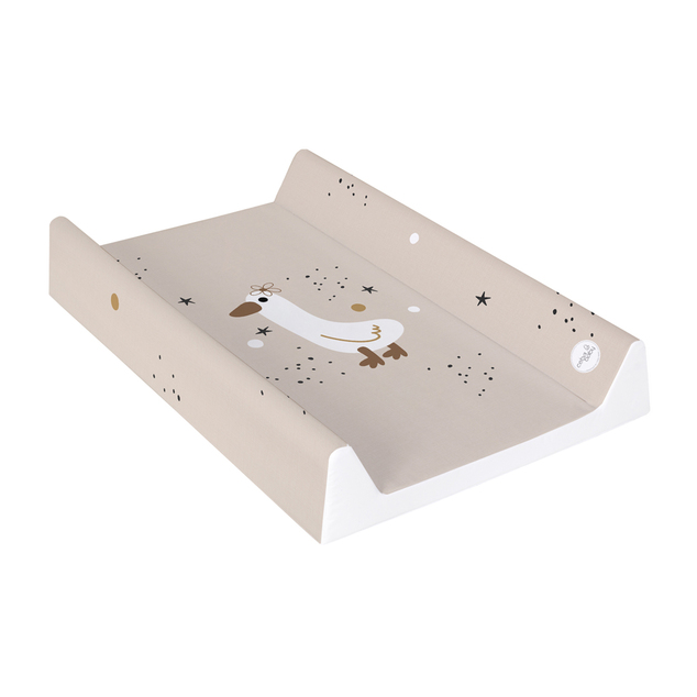 CEBA BABY Matelas à langer 2 côtés avec planche rigide (50x70) Ultra Light Star Duck