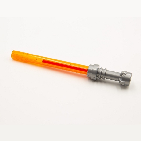 LEGO Star Wars gélové pero Svetelný meč - oranžové