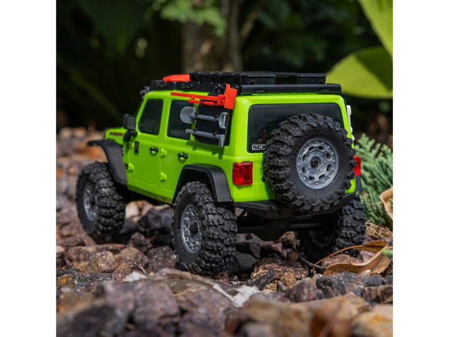 Axial SCX30 Jeep Wrangler JLU 4WD 1:30 RTR zöld
