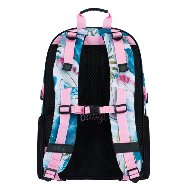 BAAGL SADA 3 Skate Leafs: Rucksack, Waschbeutel, Tasche