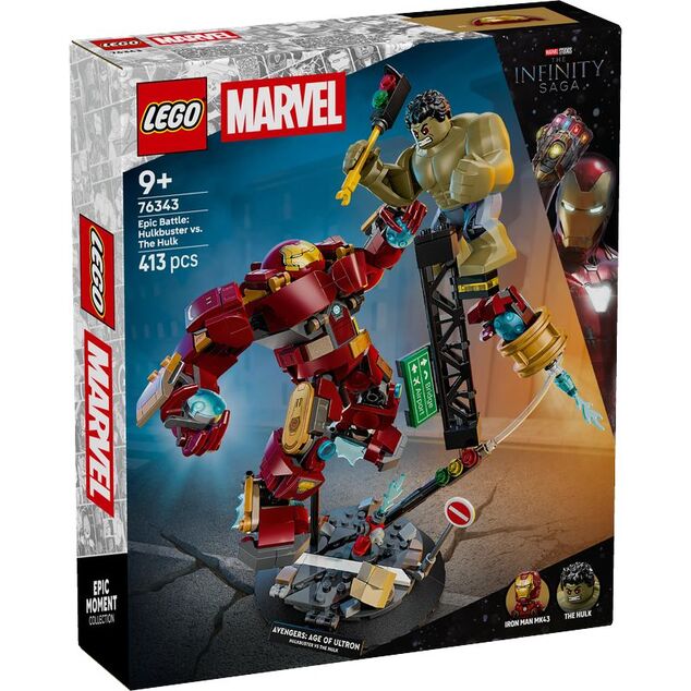 LEGO® Marvel 76343 Epischer Kampf: Hulkbuster vs. Hulk