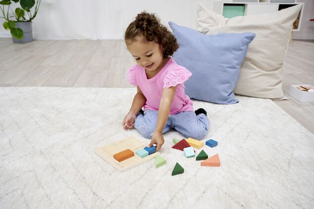 Montessori Štvorce skladačka puzzle