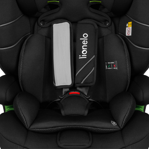 Lionelo Autosedačka Levi One i-Size (76-150 cm) Black Carbon
