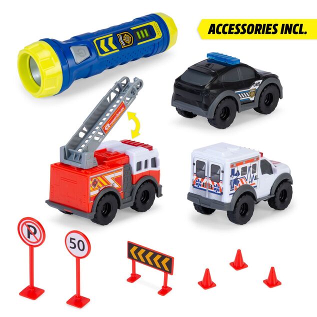 Dickie SOS Mikro Set s baterkou 9 cm