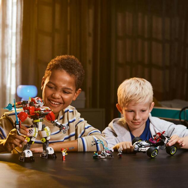 LEGO® DREAMZzz™ 71497 Coopers Tiger-Roboter und Zeros Hot Rod
