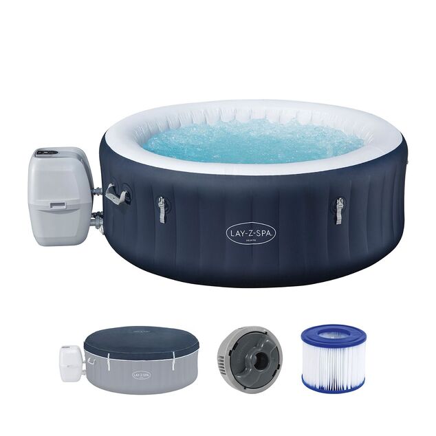 Bestway 6001C Lay-Z-Spa® Miami AirJet™ pezsgőfürdő 4 személyre (Energiatakarékos) 180 x 66 cm