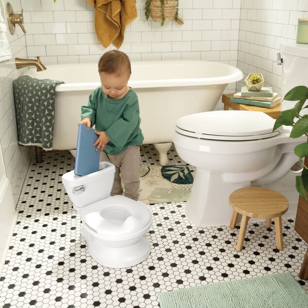 INGENUITY Kinder-Toilette mit Geräusch My Size™ Weiß
