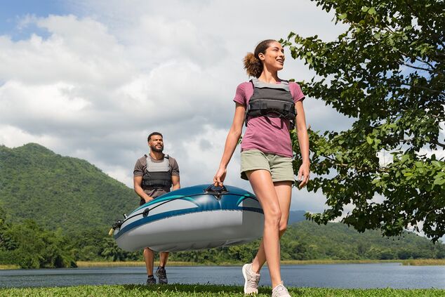 Bestway 61153 Nafukovací čln Trek X2 s príslušenstvom, 232 x 118 cm