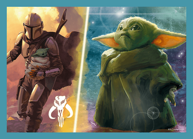 Trefl Puzzle 4v1 - Mandalorian