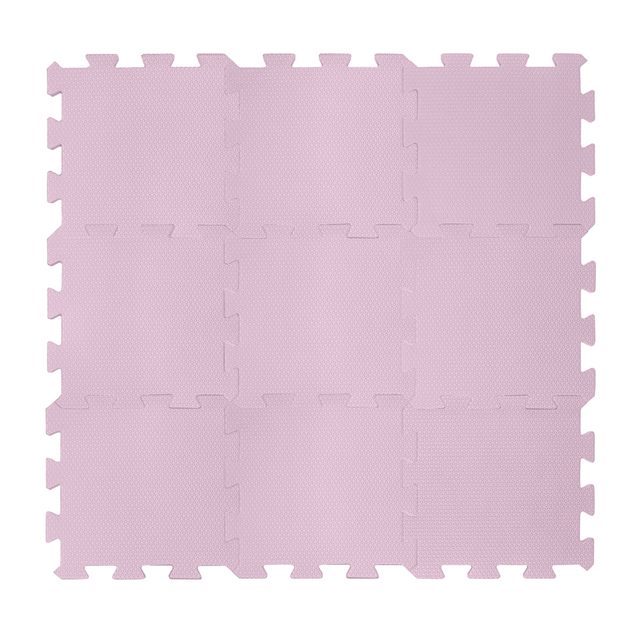 Penová podložka Puzzle 30x30 cm 9ks, Sugar Pink