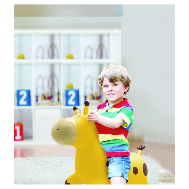 Lexibook Aufblasbare Hüpfgiraffe