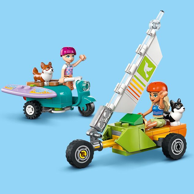 LEGO® Friends 42641 Abenteuer mit surfenden Hunden und Scooter